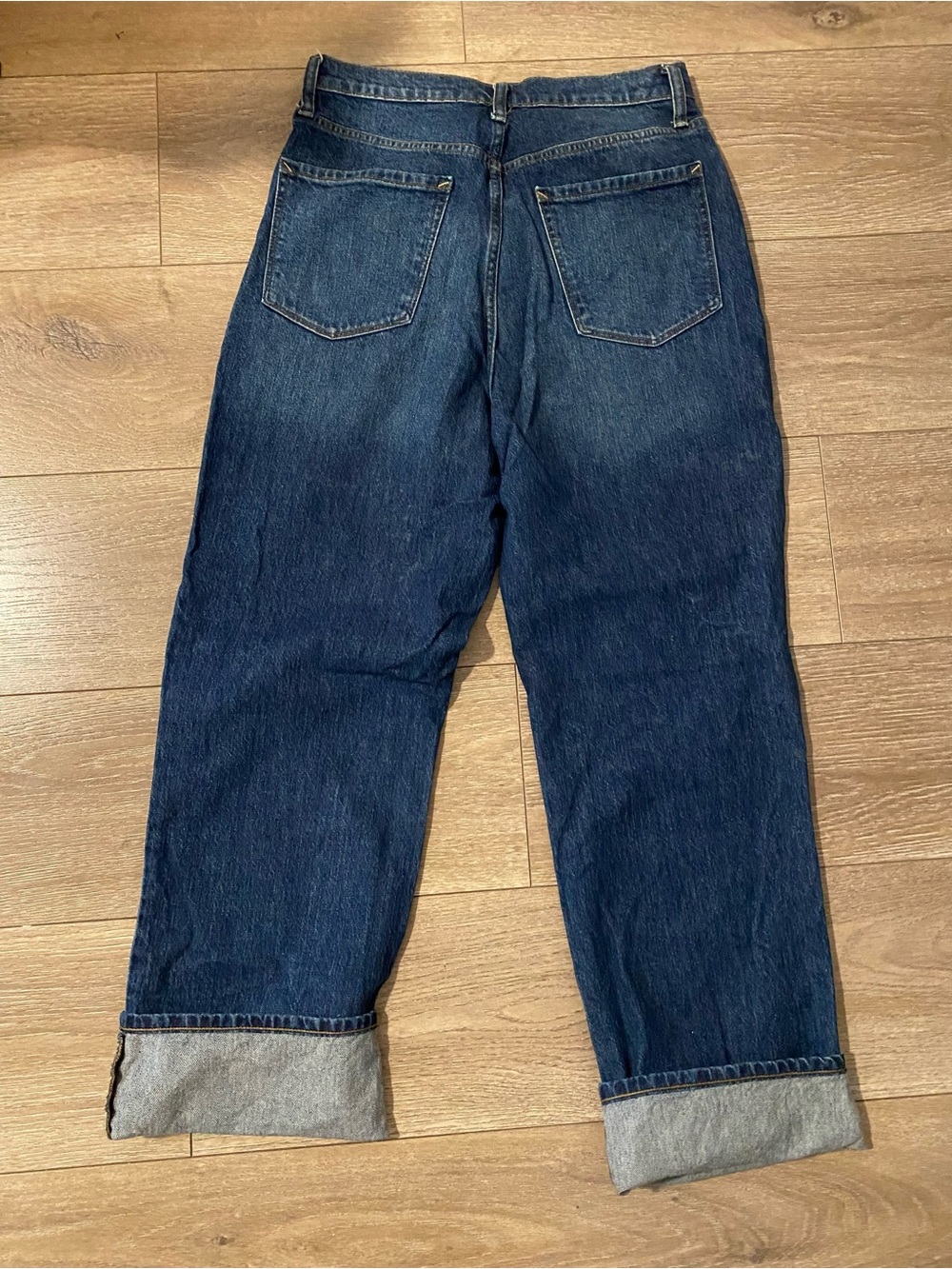 a.n.a Dark Indigo Relaxed Jeans - Picture 2 of 4